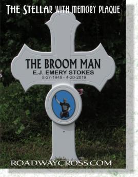 The Stellar roadside memorial with picture