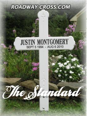 Roadside memorials by Roadway Cross.com