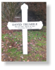 Memorial cross with extra copy