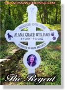 Roadside Memorial with extra text included