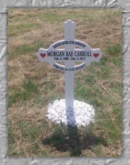 roadside memorial marker crosses