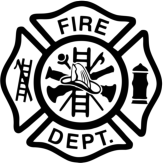 fire department image for a road side cross
